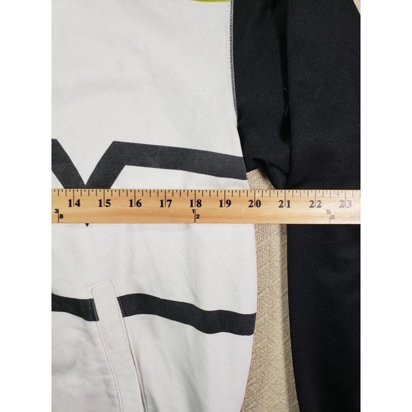 Volcom Sweater Mens Small Sweatshirt Hoodie Full Zip Cotton Yellow Skater Surf - Picture 7 of 12